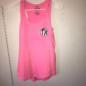 Pink Texas tank